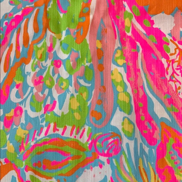 Lily Pulitzer Shift Dress with Gold Detail - Picture 4 of 4